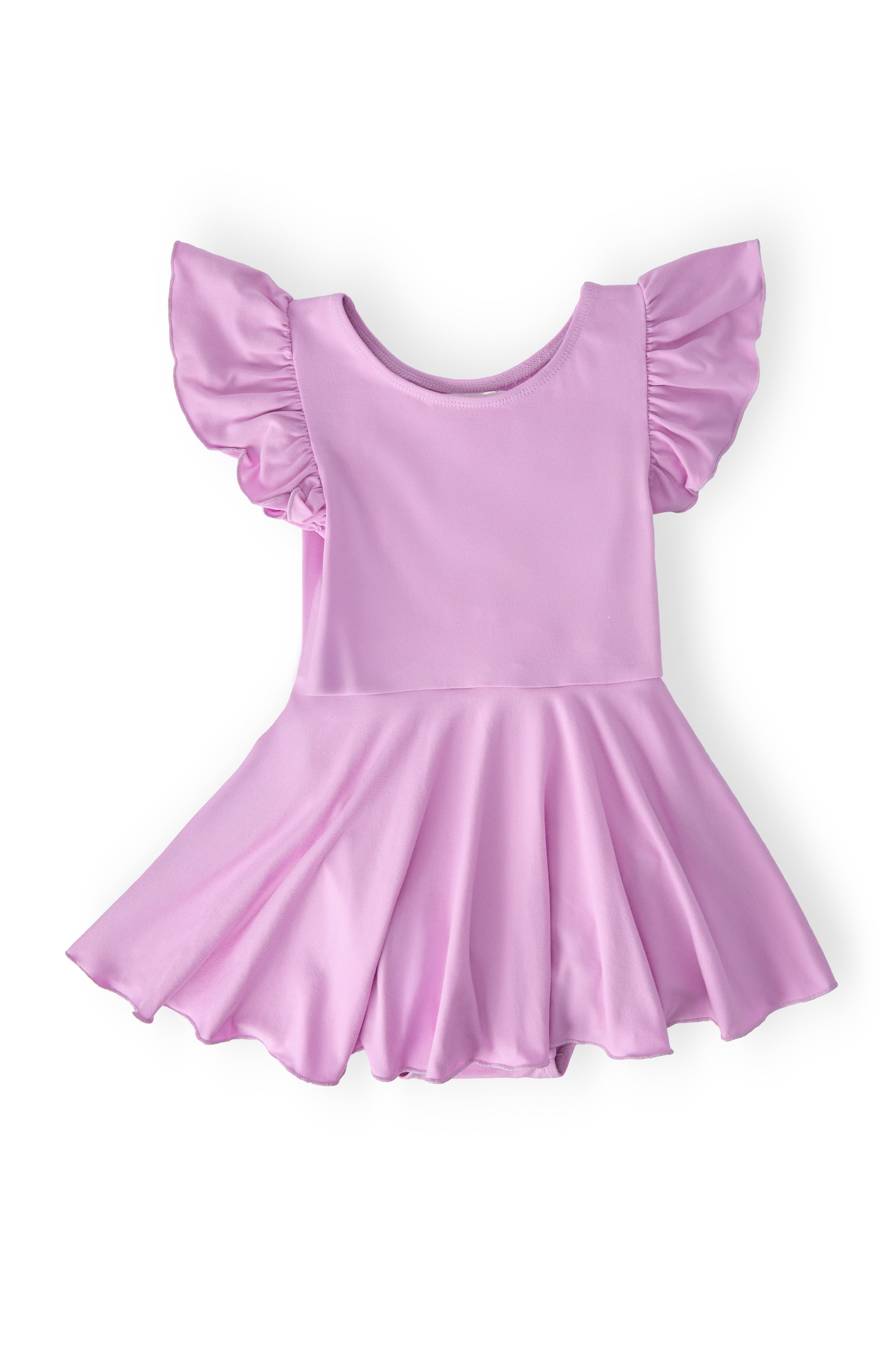 Bright Lilac S/S Twirl Leotard-Mila & Rose ®