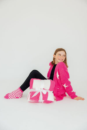 Bright Pink Cozy Gift Set-Mila & Rose ®