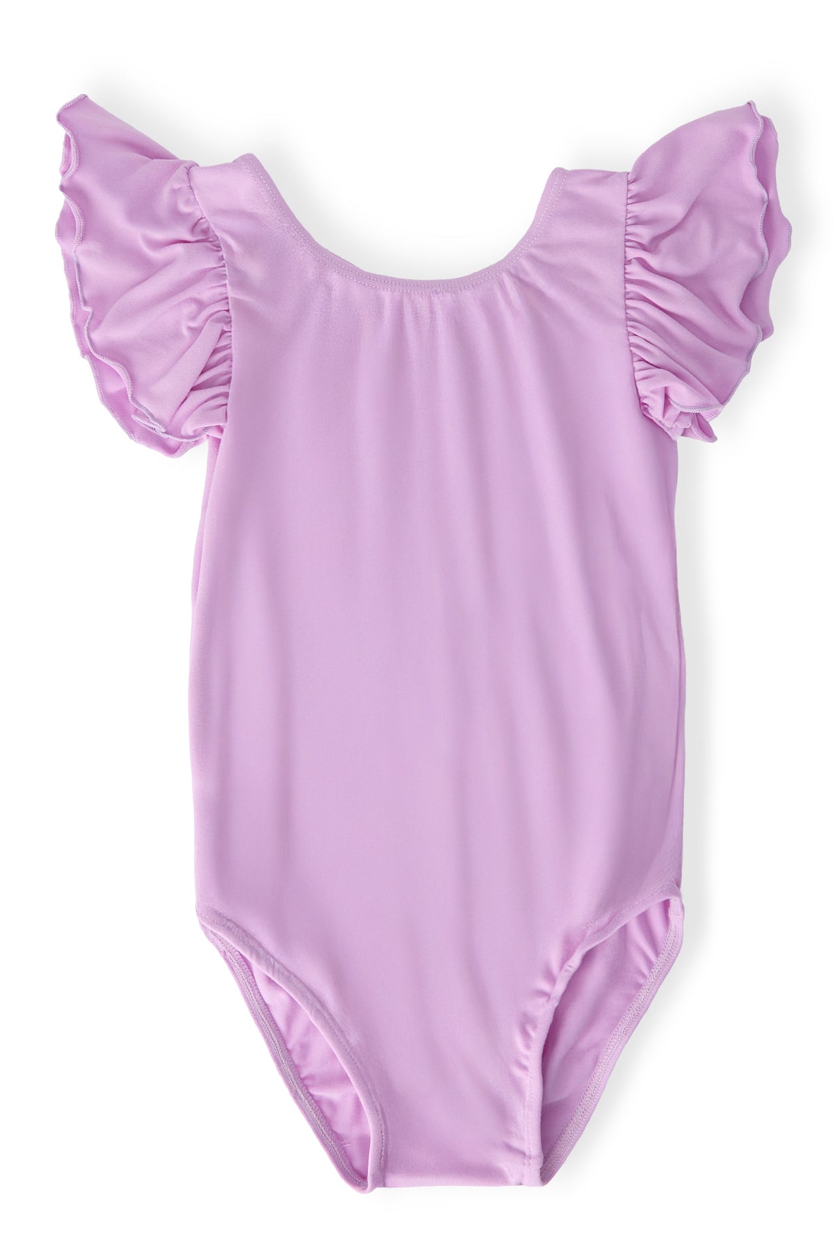 Bright Lilac S/S Flutter Sleeve Leotard-Mila & Rose ®