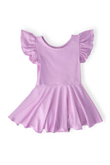 Bright Lilac S/S Twirl Leotard-Mila & Rose ®