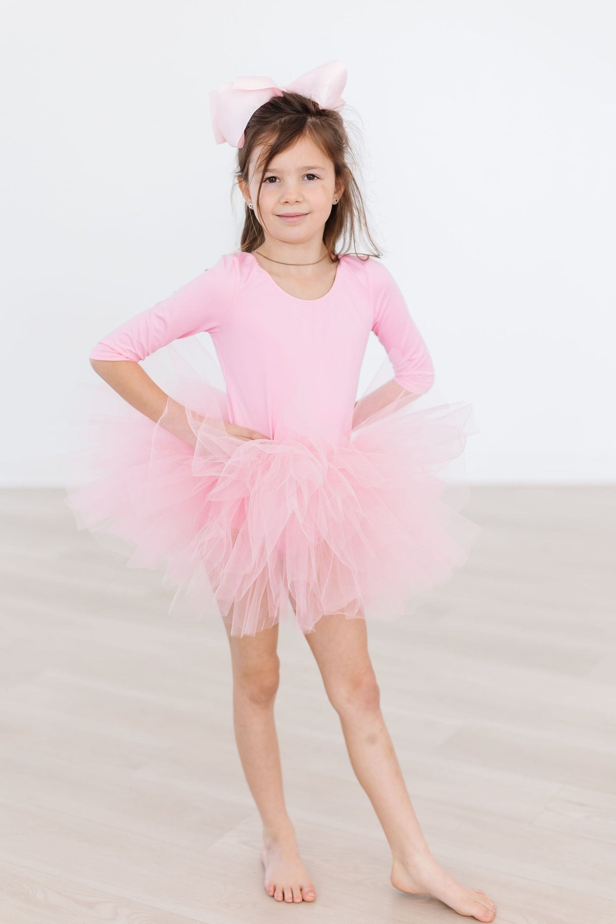 Bubblegum Pink 3/4 Tutu Leotard-Mila & Rose ®
