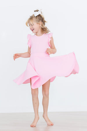 Bubblegum Pink Twirl Skort-Mila & Rose ®