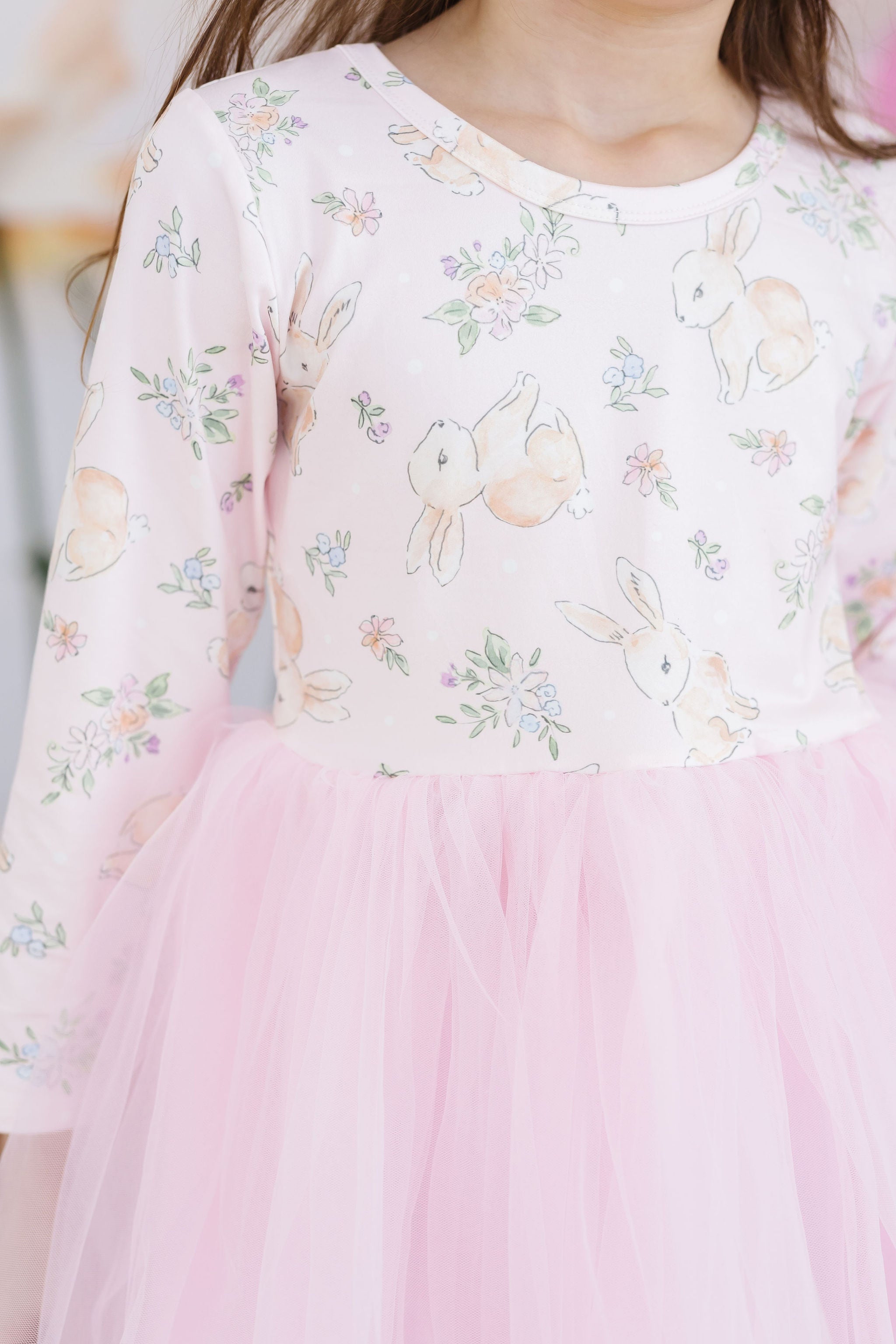 Bunny Bliss L/S Tutu Dress-Mila & Rose ®