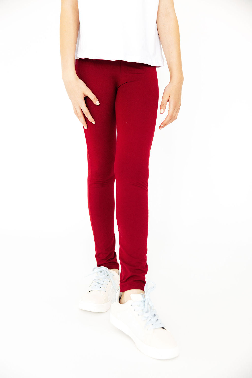 Burgundy Leggings-Mila & Rose ®