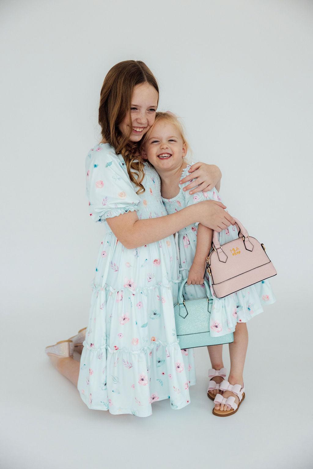 Butterfly Ballet Smocked Ruffle Dress-Mila & Rose ®