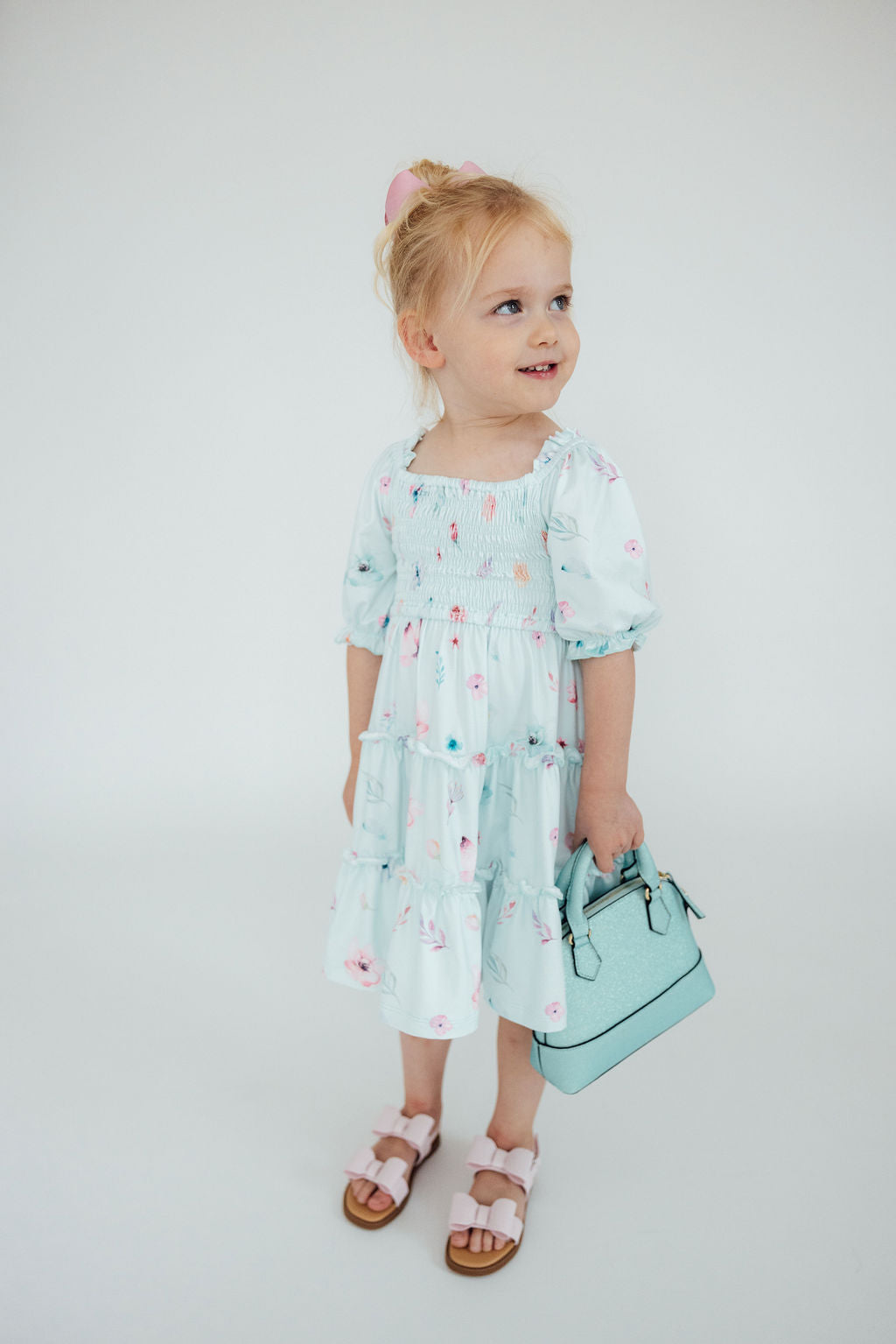 Butterfly Ballet Smocked Ruffle Dress-Mila & Rose ®
