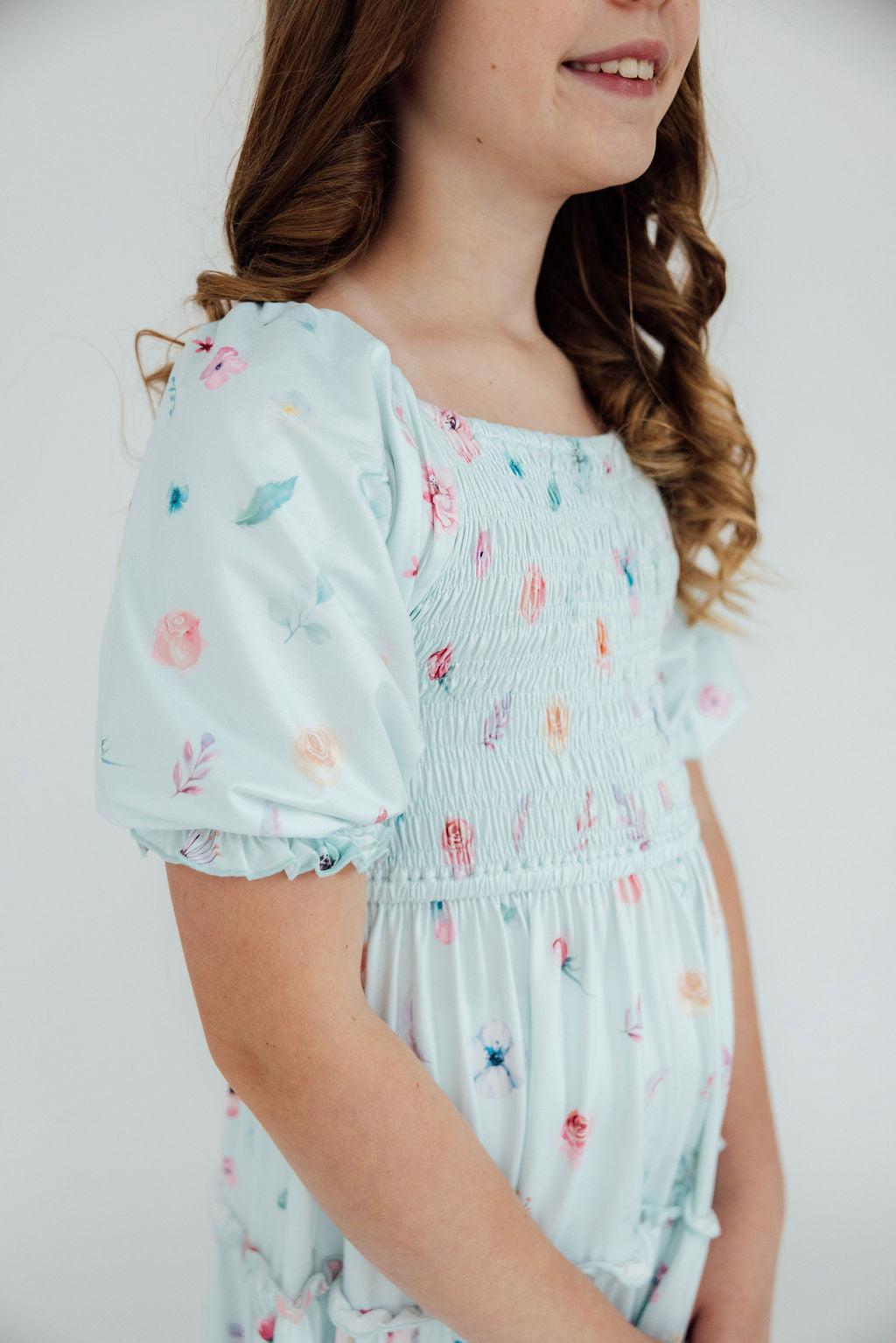 Butterfly Ballet Smocked Ruffle Dress-Mila & Rose ®