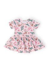 Cactus Cowgirl S/S Twirl Bodysuit-Mila & Rose ®