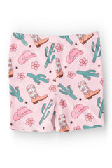 Cactus Cowgirl Twirl Shorts-Mila & Rose ®