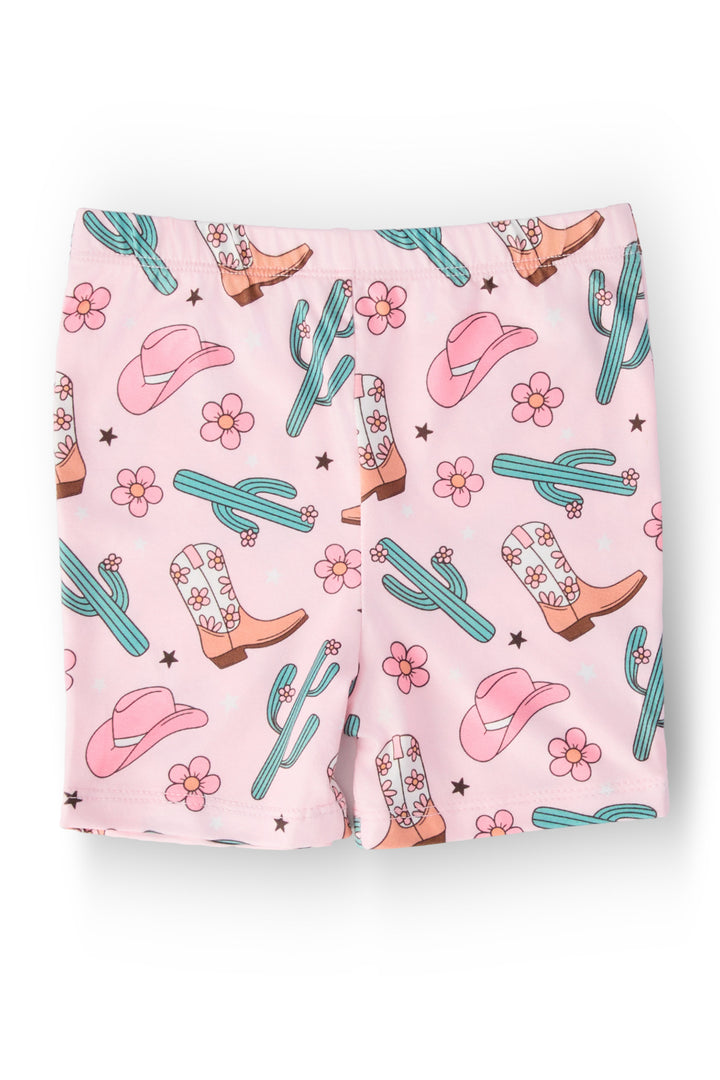 Cactus Cowgirl Twirl Shorts-Mila & Rose ®