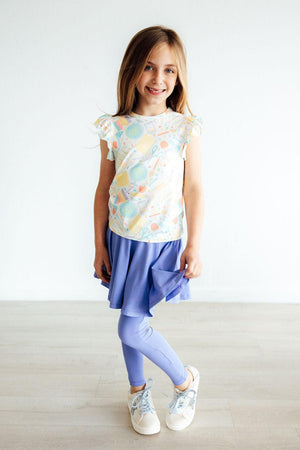 Campus Cutie S/S Ruffle Tee-Mila & Rose ®