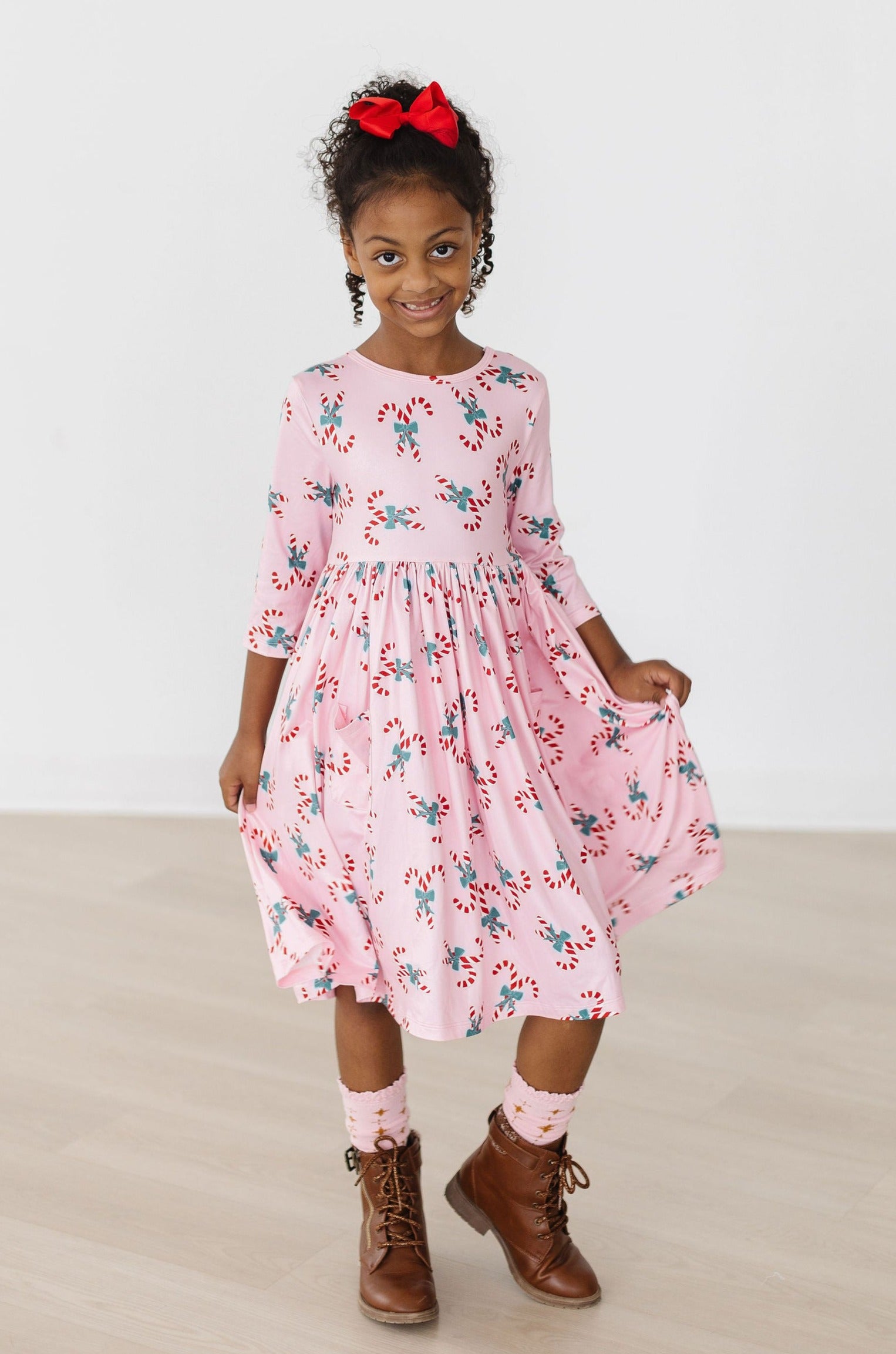 pink candy cane dress Jennifer Dress