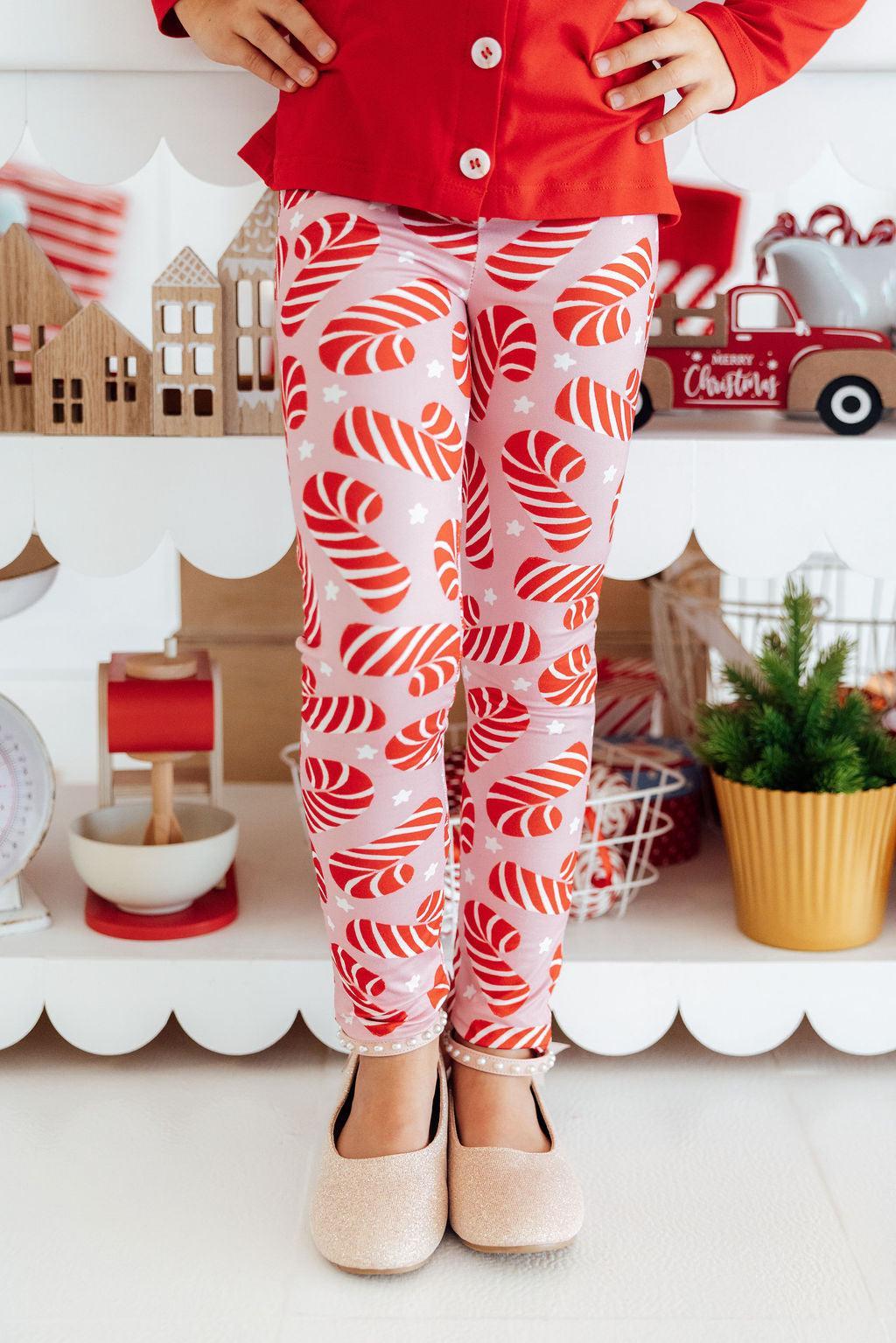 Candy Canes Leggings-Mila & Rose ®
