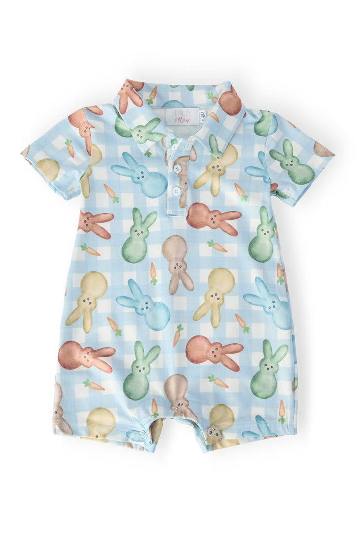 Carrot Patch Polo Shorty One-Piece-Mila & Rose ®