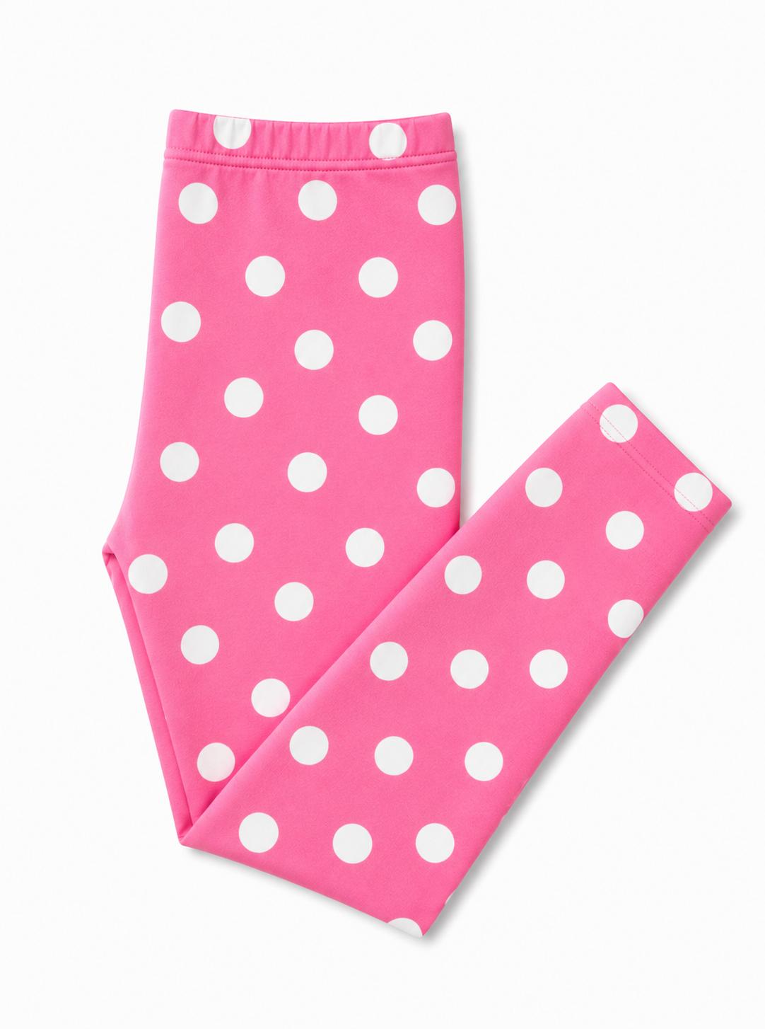 Pink Polka Dots Leggings-Mila & Rose ®