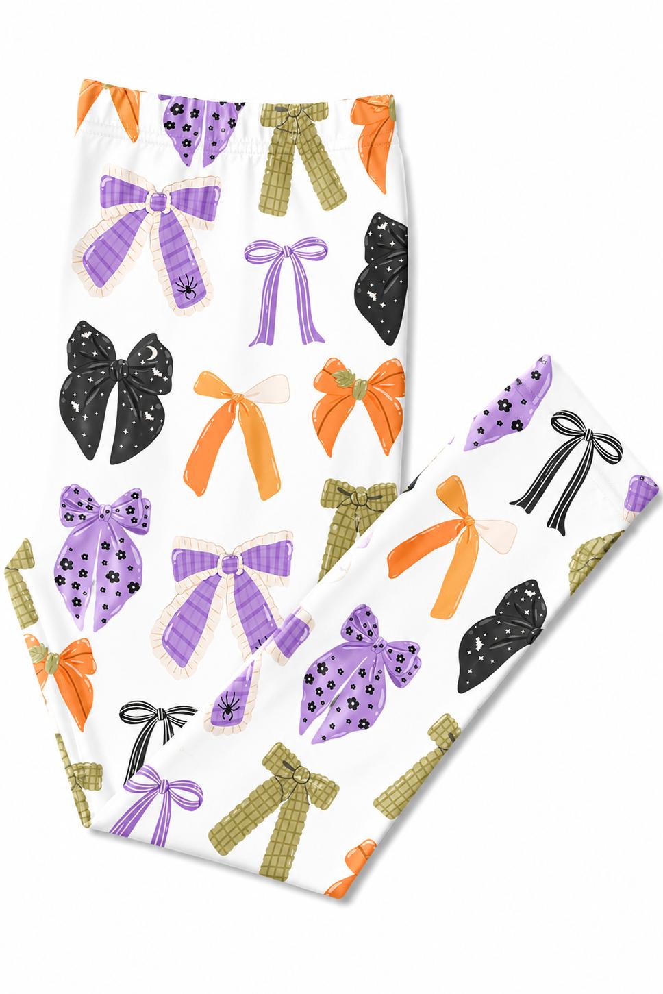 Tied with a Boo Leggings-Mila & Rose ®