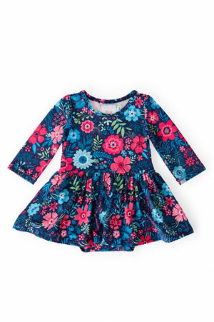 Sweet Gardenia L/S Twirl Bodysuit-Mila & Rose ®