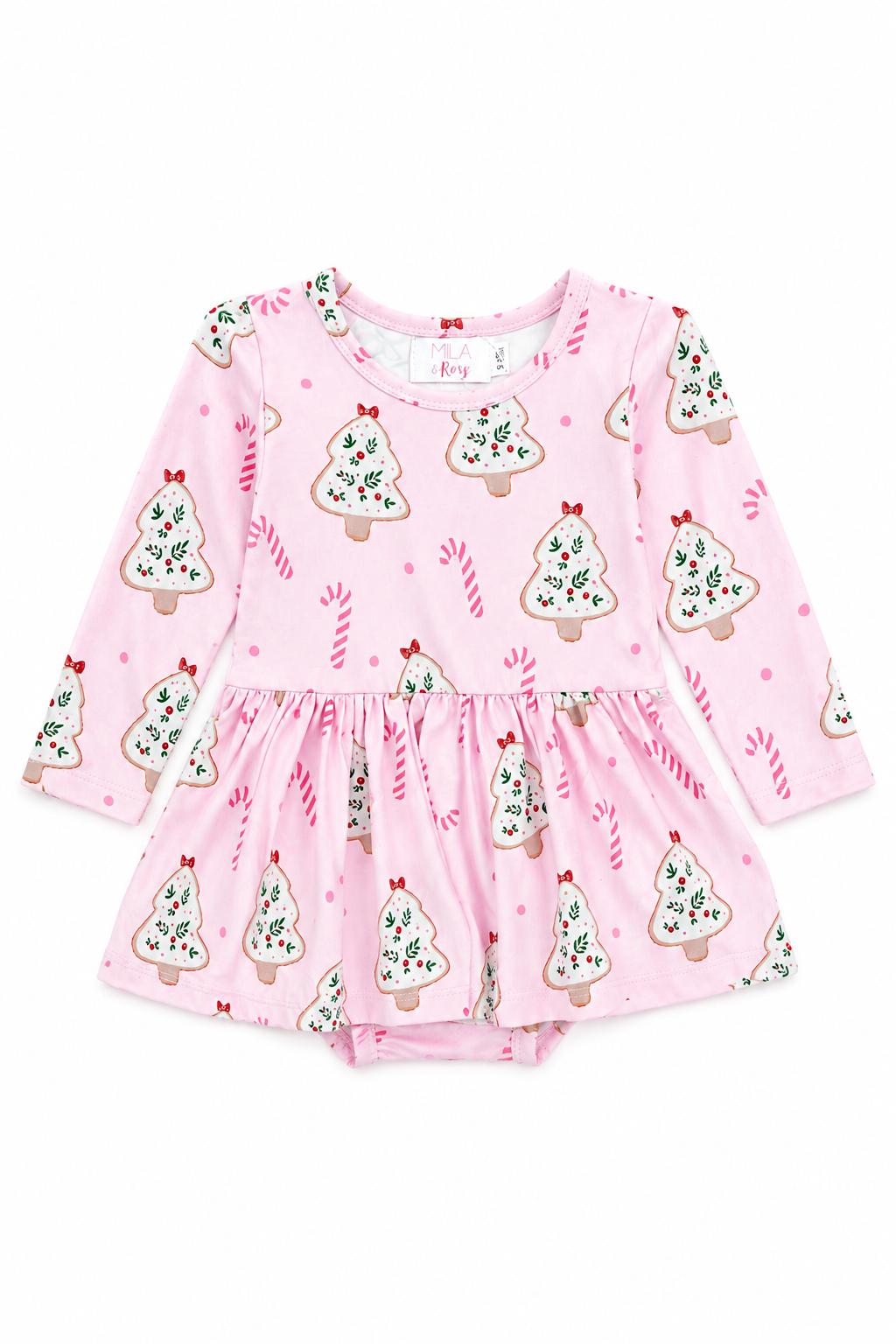 Christmas Cookies L/S Twirl Bodysuit-Mila & Rose ®
