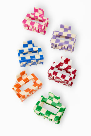 Checker Claw Clip-Mila & Rose ®