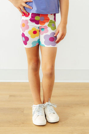 Cheerful Blooms Twirl Shorts-Mila & Rose ®