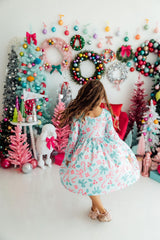 Christmas Cheer L/S Pocket Twirl Dress-Mila & Rose ®