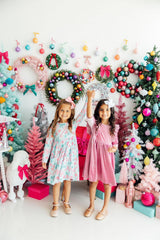 Christmas Cheer L/S Pocket Twirl Dress-Mila & Rose ®