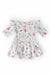 Clara's Christmas Twirl Flutter Bodysuit-Mila & Rose ®