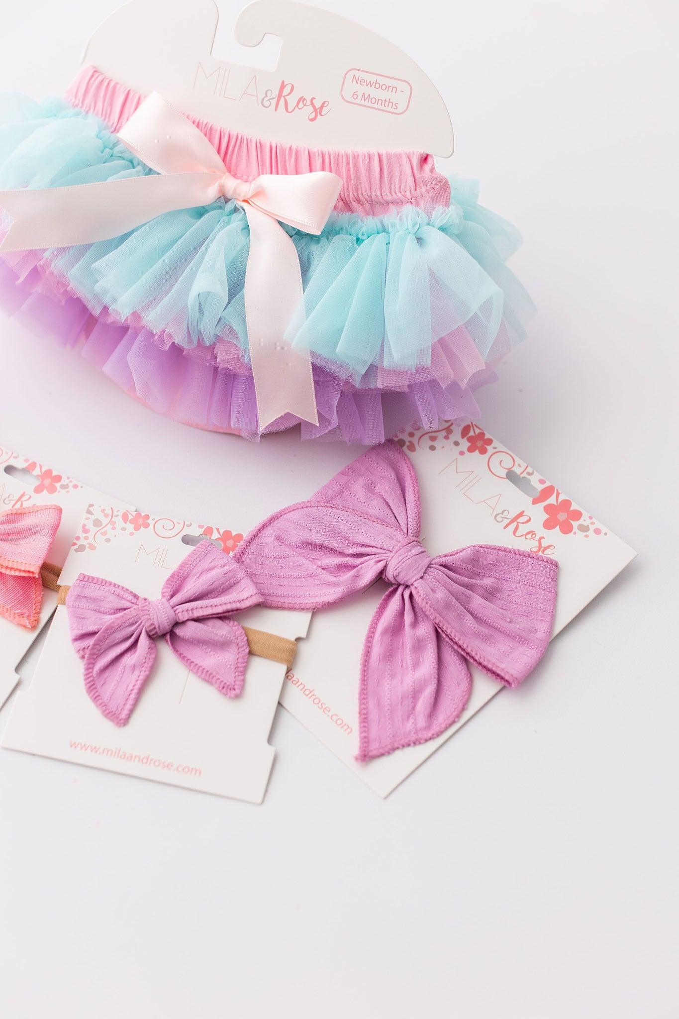 Classic Hair Bow - Bright Lilac-Mila & Rose ®