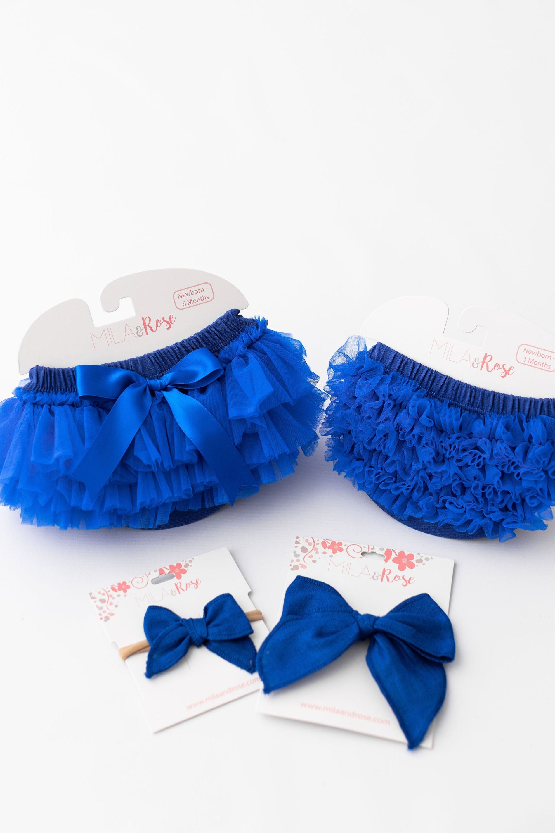 Classic Hair Bow - Royal Blue-Mila & Rose ®
