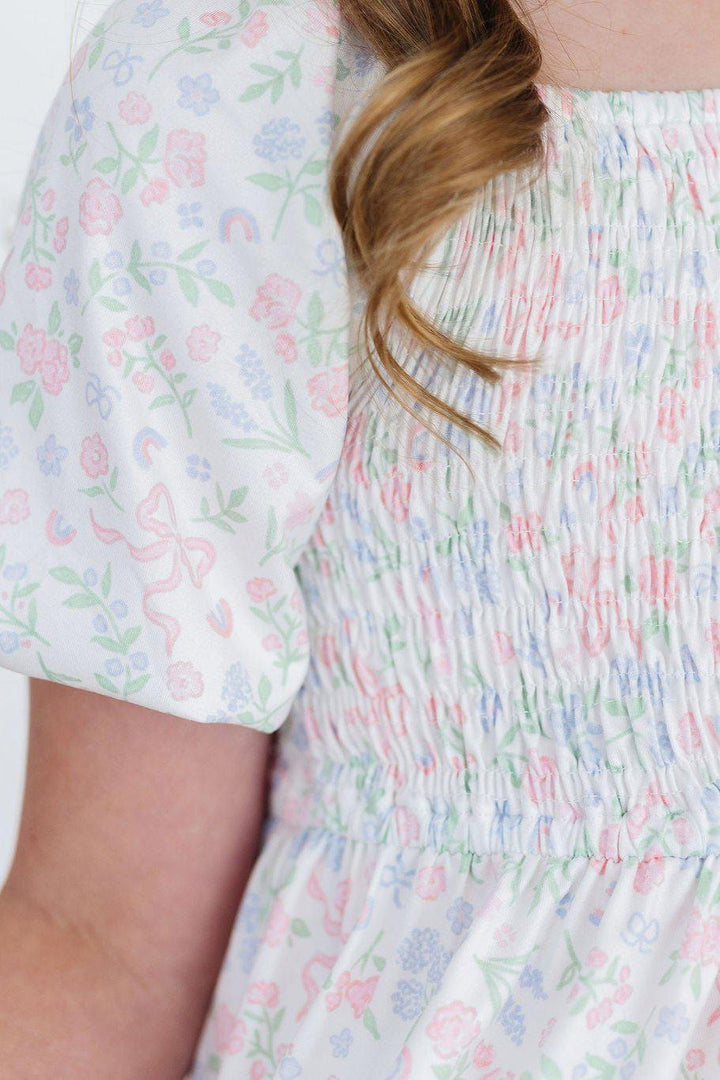 Cloud 9 Smocked Ruffle Dress-Mila & Rose ®