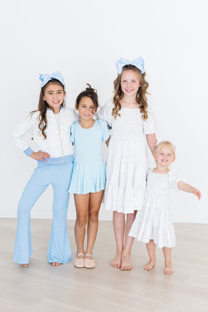 Cloud 9 Smocked Ruffle Dress-Mila & Rose ®