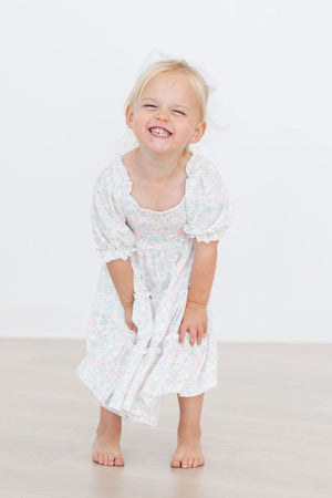 Cloud 9 Smocked Ruffle Dress-Mila & Rose ®