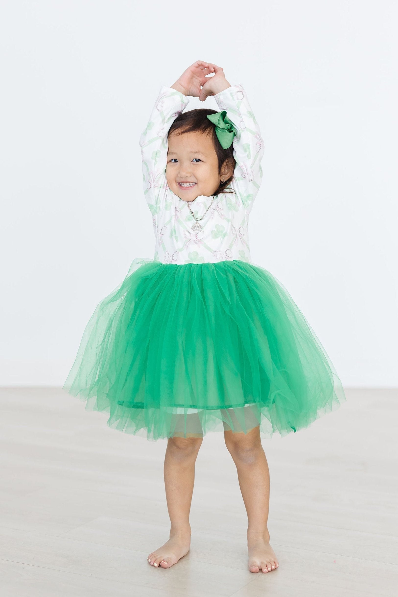 Girls' Clover Cutie Tutu Dress Size: 3T Toddler By Mila & Rose Girls' Clover Cutie Tutu Dress Size: 3T Toddler By Mila & Rose