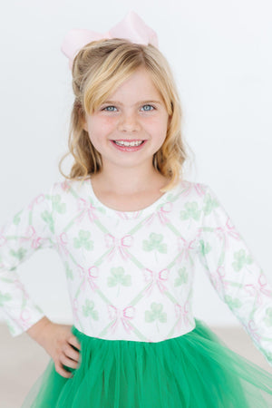 SALE Clover Cutie L/S Tutu Dress-Mila & Rose ®