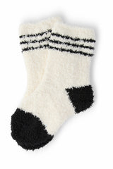Coconut/Black Sporty Cozy Socks-Mila & Rose ®