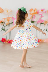 Colorful Dots S/S Pocket Twirl Dress-Mila & Rose ®