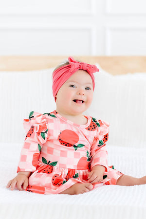Coral Cable Knit Nylon Headwrap-Mila & Rose ®