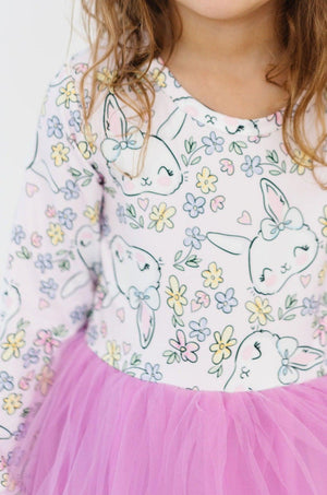 Cottontail Cutie L/S Tutu Dress-Mila & Rose ®