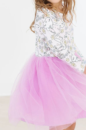 Cottontail Cutie L/S Tutu Dress-Mila & Rose ®