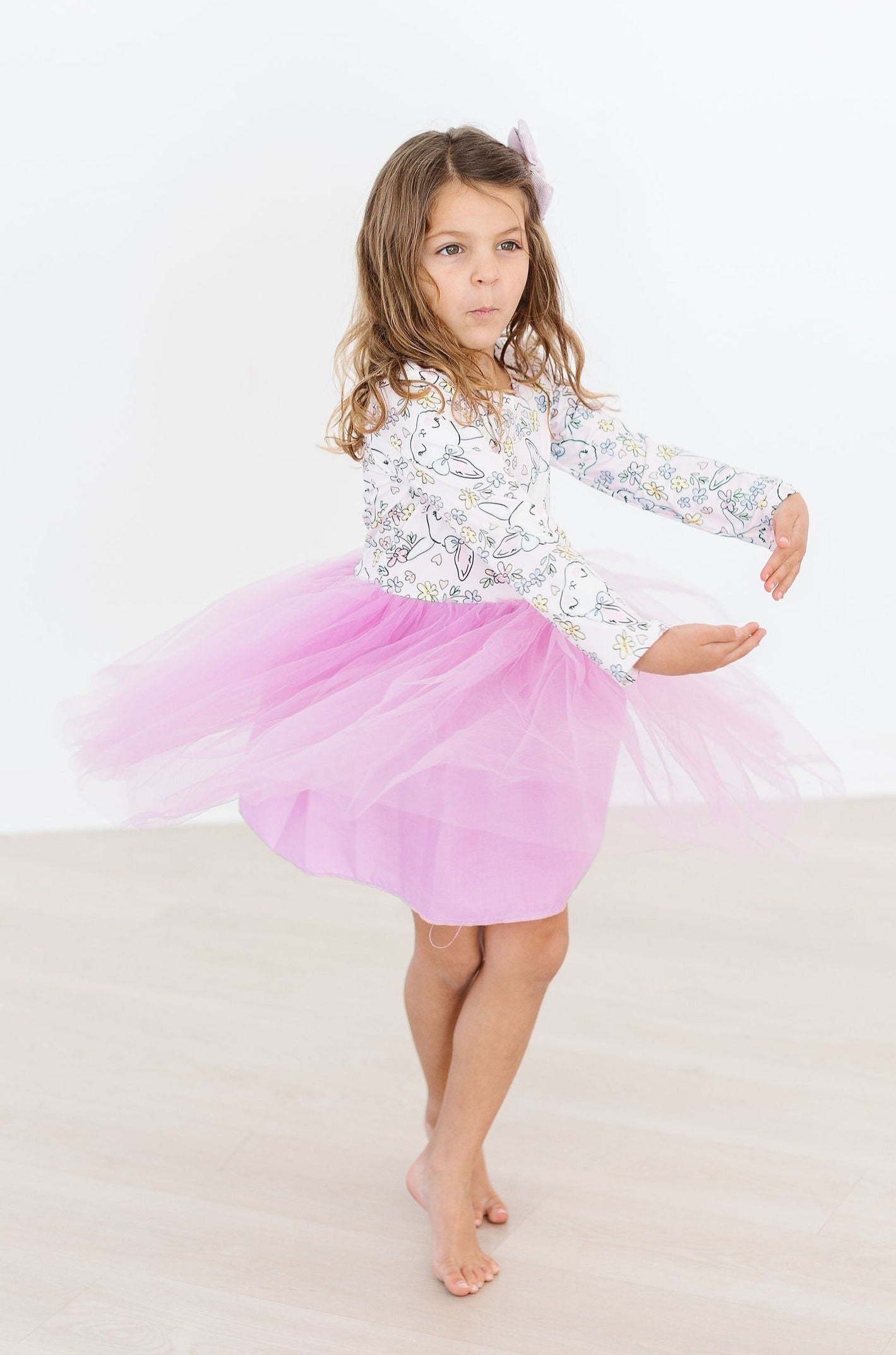 Cottontail Cutie L/S Tutu Dress-Mila & Rose ®