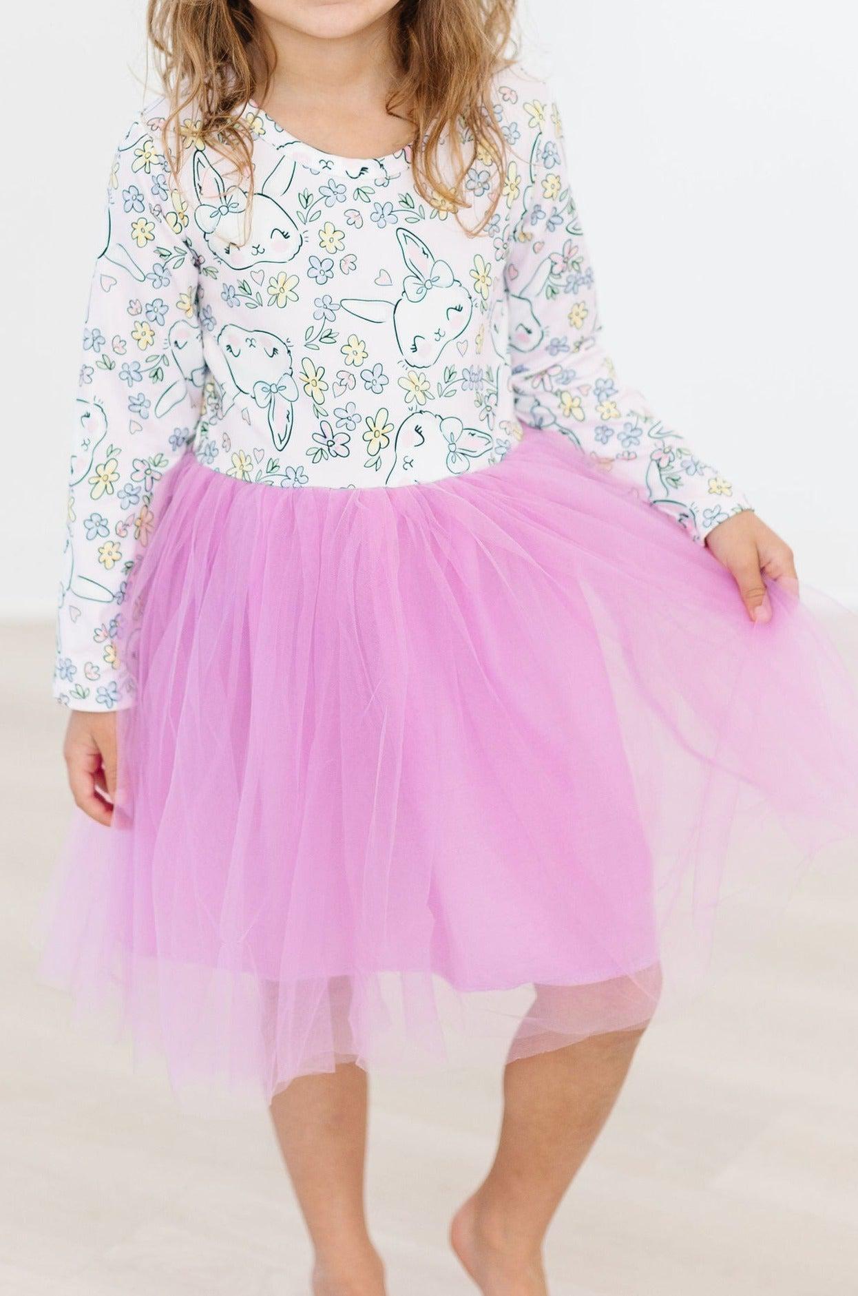 Cottontail Cutie L/S Tutu Dress-Mila & Rose ®
