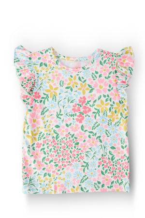 Daffodils S/S Ruffle Tee-Mila & Rose ®