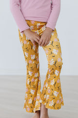 Dandelions in Fall Ribbed Velvet Bells-Mila & Rose ®