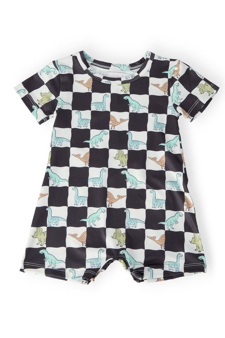 Dino Checkers S/S Shorty One-Piece-Mila & Rose ®