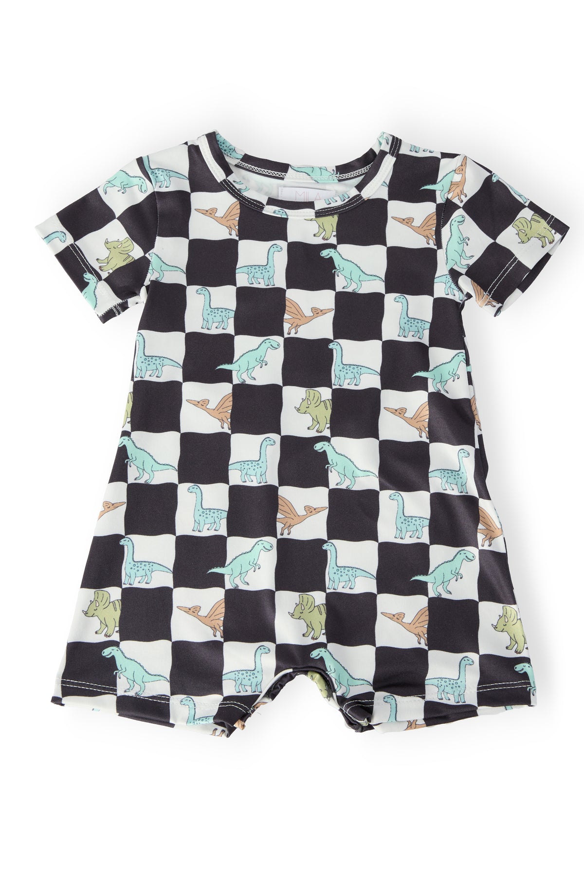 Dino Checkers S/S Shorty One-Piece-Mila & Rose ®