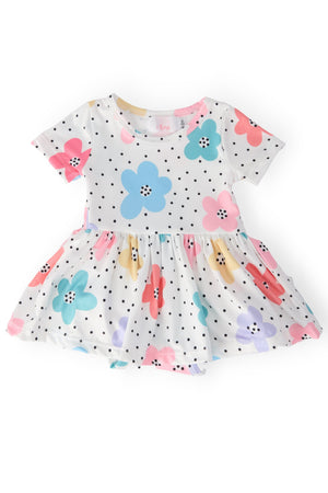 Dots & Daisies S/S Twirl Bodysuit-Mila & Rose ®