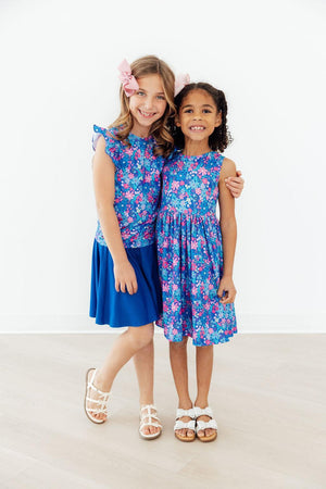Dreaming Daisies S/S Ruffle Tee-Mila & Rose ®