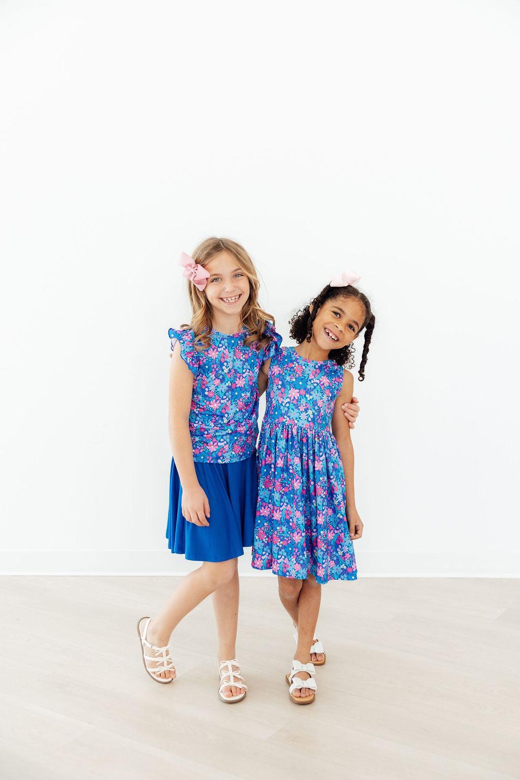 Girls' Dreaming Daisies Tank Twirl Dress Size: 6-12m By Mila & Rose Girls' Dreaming Daisies Tank Twirl Dress Size: 6-12m By Mila & Rose