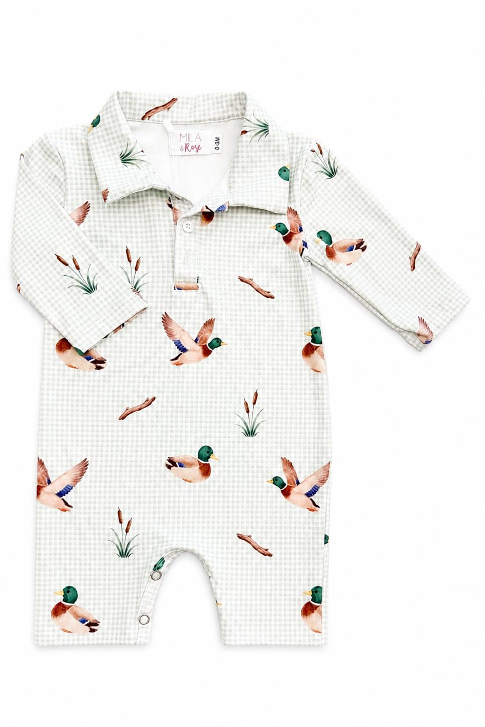 Duck Pond L/S Polo One-Piece-Mila & Rose ®
