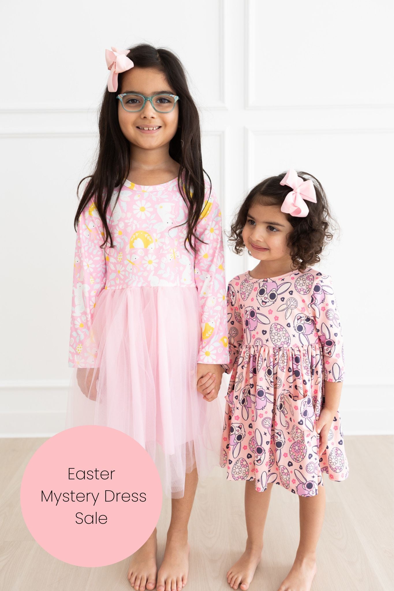 easter party dresses Blue & White Striped Multi Easter Bunny Button Up Cotton Dress